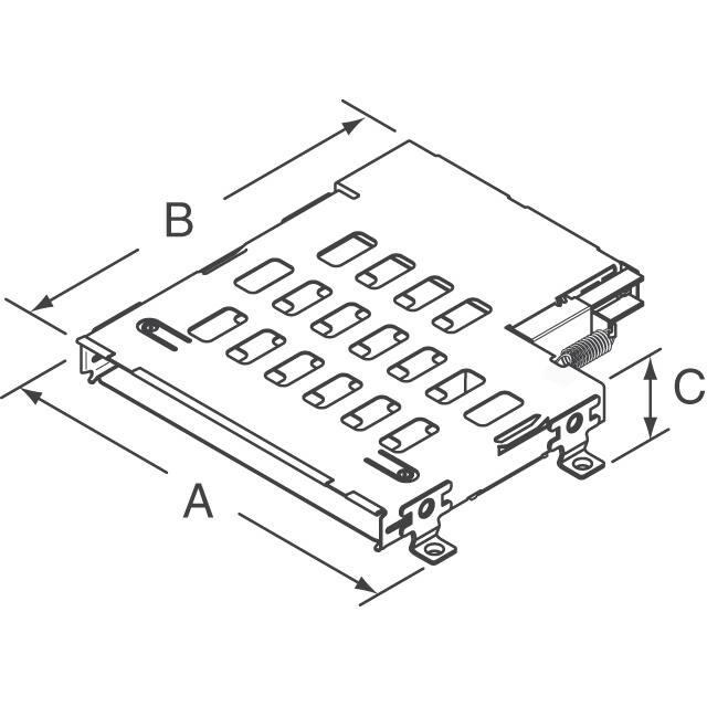 10038774-22ALF Amphenol ICC (FCI)  PC Card Sockets
